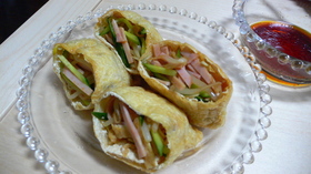 ✿お野菜の油揚げ包み✿