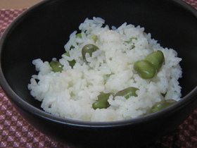 ☆秋満喫☆黒豆枝豆ごはん