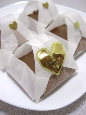 器も手作り☆濃厚チョコレアチーズ♪