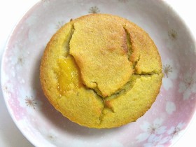 ふわふわ♪おからと柿のケーキ