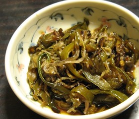 ピーマンのポン酢炒め
