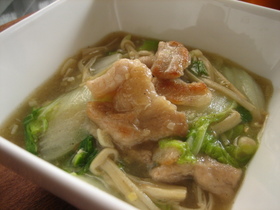 豚肉がプリッ！白菜のとろとろ中華炒め＊