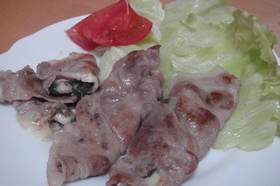 梅肉と大葉で簡単♪さっぱり豚肉チーズ