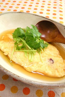 明石焼きより簡単♪つゆだくオムレツ