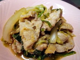豚肉のちゃんちゃん焼き