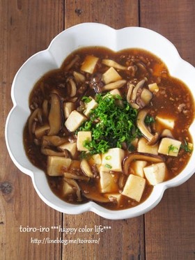 ご飯がすすむよ〜！和風マーボー豆腐♪