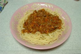 ミートソーススパゲティ