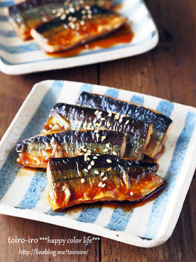 ご飯が進んでごめ～ん！さんまの蒲焼き♪