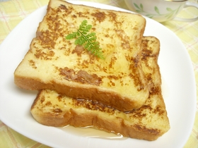 簡単ヘルシー☆カリッとフレンチトースト