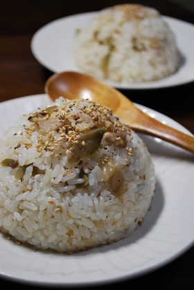 炊飯器で簡単☆ザーサイ炒飯風~