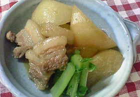 とろーり角煮っぽくておいしい!豚ばら大根