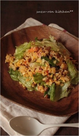 ★納豆チャーハン★