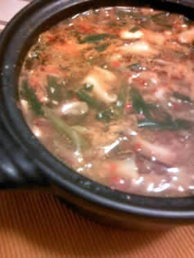 手早く簡単！精進豆腐チゲ