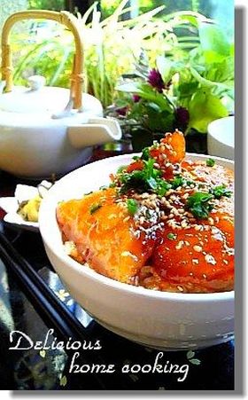 ブリっと鰤丼♪柚子胡椒風味の甘辛なの♡