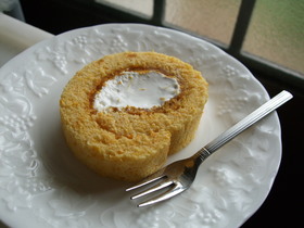 かぼちゃのロールケーキ