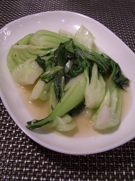 青菜炒め ~師匠が認めるか!?青梗菜版~