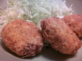 さつまいもとひよこ豆のコロッケ★