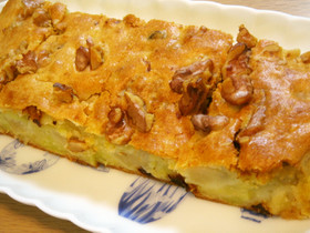 しっとり☆さつまいもとりんごの簡単ケーキ