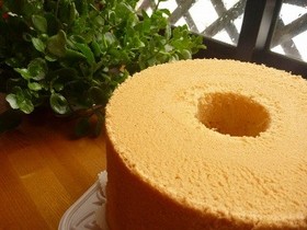 まるごと2本バナナのシフォンケーキ☆