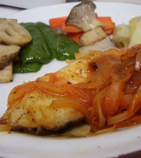 楽々イタリアン!たらのトマトソース