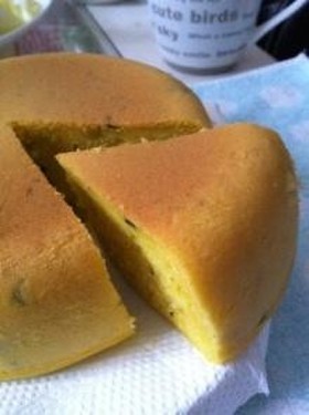 炊飯器deかぼちゃケーキ