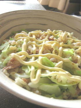 火を使わない♪キャベツナ丼