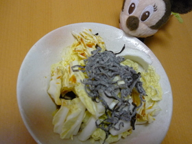 白菜と塩こんぶで♡