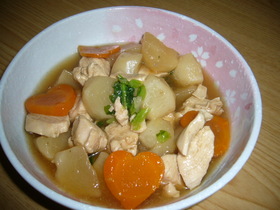 簡単！かぶと鶏肉の煮物♡ぽっかぽか
