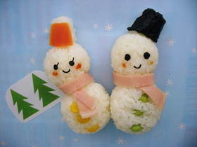 雪だるま☆キャラ弁