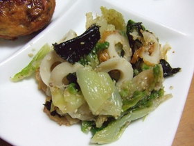 白菜とちくわの和え物
