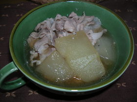 冬瓜と豚肉の煮物