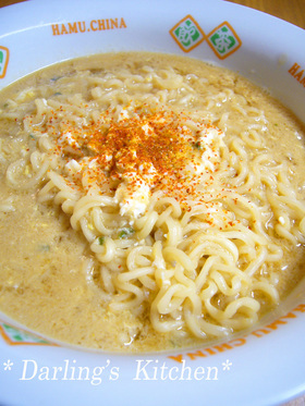 旦那の手料理✿サッポロ一番の旨い食べ方