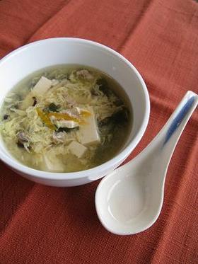 さっぱり中華スープ