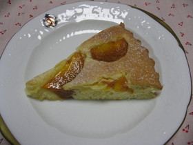 柿のタルトケーキ