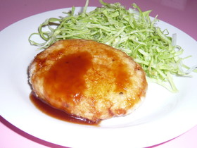 ヘルシーおからハンバーグ