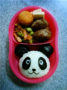 簡単♪パンダ弁当～キャラ弁