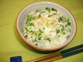 ヘルシ～♪菜っぱで菜飯