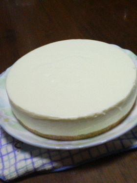はじめてでも簡単♪レアチーズケーキ