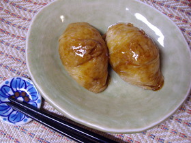 我が家のいなりずし