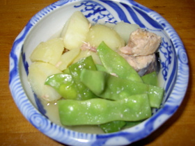 ◎モロッコいんげんのじゃが鮭煮◎