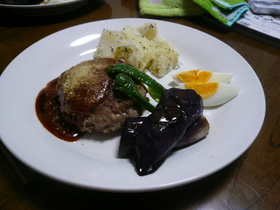 牛肉100％♡ハンバーグ♡