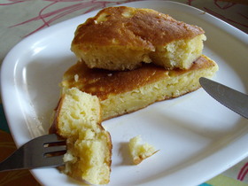 天然酵母のホットケーキ