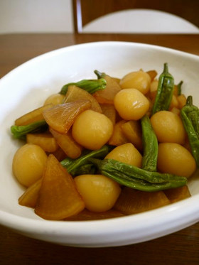 玉こんにゃくと大根の煮物♪