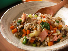 残り野菜の偶然＊和風ちゃーはん