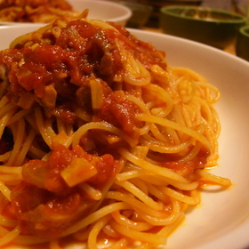 門外不出のトマトパスタ2000レポ感謝!
