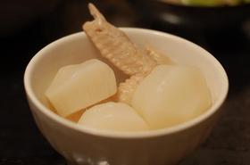 かぶと手羽先の煮たの