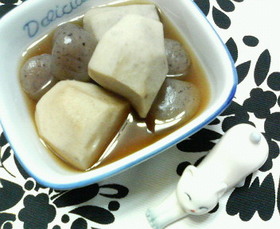 飽き無し✿里芋と❀玉こんにゃくの✿煮物