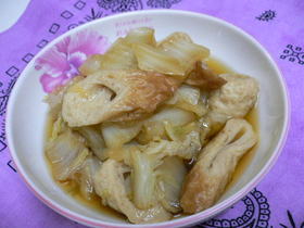 白菜とちくわの簡単煮