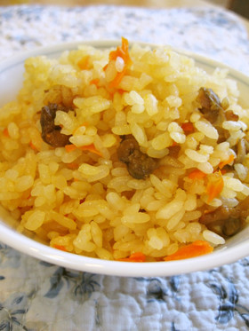 アメリカ缶詰でスピード炊き込みご飯