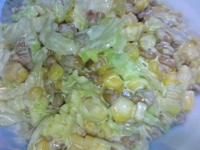 納豆サラダ